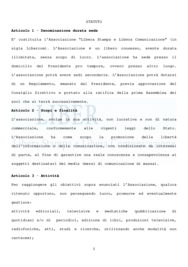 statuto